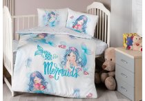 Постельное белье сатин First Choice - Mermaid (Turkey), детский